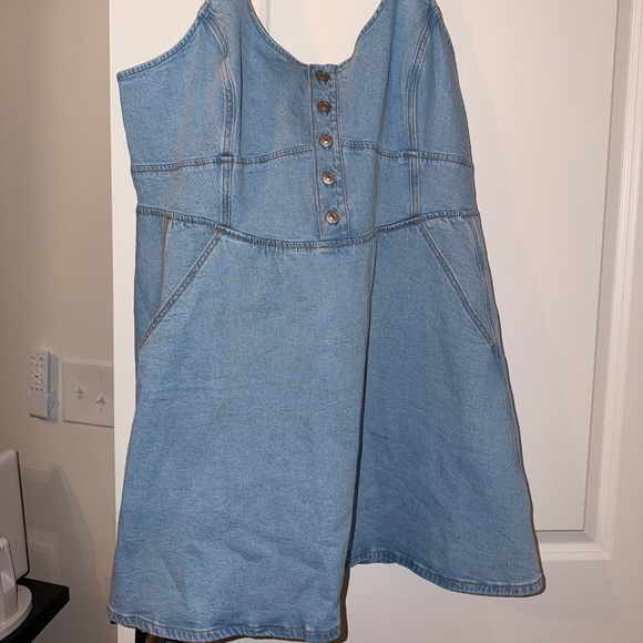 NWT Light Denim Corset Style Dress - Picture 2 of 5
